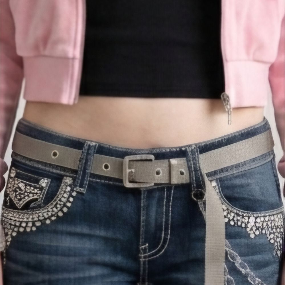 Vintage Silver Tone Metal Mesh Skinny Belt - 38”